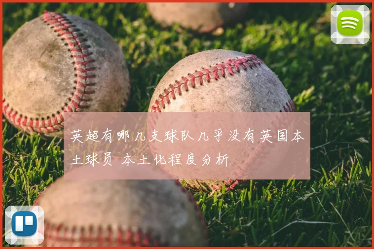 英超有哪几支球队几乎没有英国本土球员 本土化程度分析